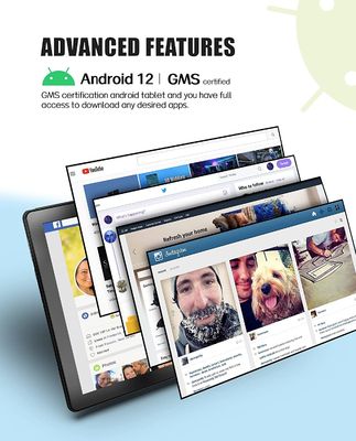 Jeu Ultrabook d'ordinateur portable de ROM 64GB 256GB d'Android 12 avec la batterie de GPU 6000mAh