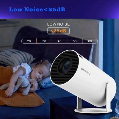 2.69 pouces affichage LCD TFT 4K HD projecteur avec quad-core ARM Cortex-A53 CPU et 1G RAM