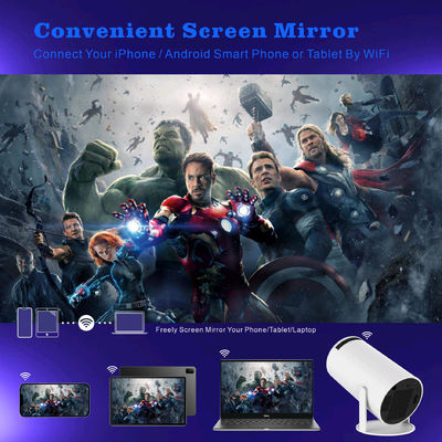 Projecteur intelligent 1080P Projecteur de cinéma à domicile avec température de couleur 8000K ± 1000K
